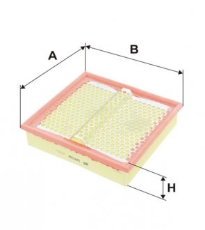 Фільтр повітряний MB 124 /AP034 (вир-во -FILTERS UA) WIX FILTERS WA6198 (фото 1)