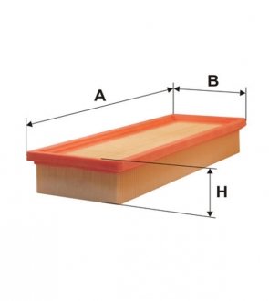 Фільтр повітряний FIAT /AP043 (вир-во -FILTERS) WIX FILTERS WA6205 (фото 1)