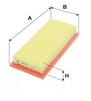 Фільтр повітряний AP095/ (вир-во -FILTERS UA) WIX FILTERS WA6271 (фото 1)