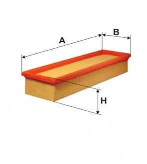 Фільтр повітряний RENAULT /AP132 (вир-во -FILTERS UA) WIX FILTERS WA6313 (фото 1)