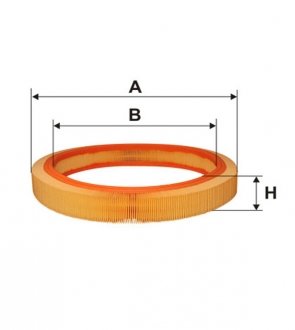 Фильтр воздушный MB W201 AR036/ (пр-во) WIX FILTERS WA6378 (фото 1)