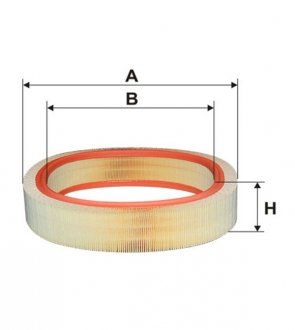 Фильтр воздушный MB 124 AR037/ (пр-во) WIX FILTERS WA6379 (фото 1)