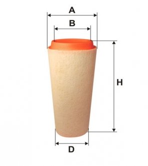 Фільтр повітряний AK362/ (вир-во -FILTERS) WIX FILTERS WA6573 (фото 1)