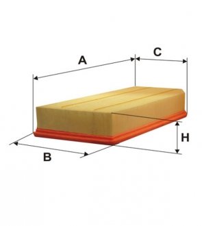 Фільтр повітряний MB /AP118/9 (вир-во -FILTERS) WIX FILTERS WA6705 (фото 1)