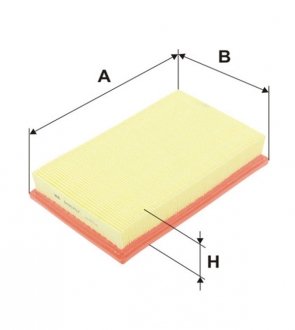 Фільтр повітряний OPEL /AP190 (вир-во -FILTERS) WIX FILTERS WA6707 (фото 1)