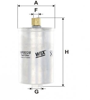 Фільтр топл. AUDI (вир-во) /PP826 WIX FILTERS WF8028 (фото 1)