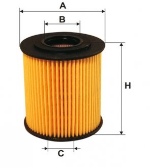 Фільтр масляний двигуна BMW E39, E46 /OE649/5 (вир-во -FILTERS) WIX FILTERS WL7283 (фото 1)