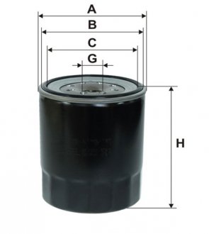 Фільтр масляний двигуна /OP636/1 (вир-во -FILTERS) WIX FILTERS WL7307 (фото 1)