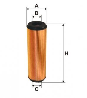 Фільтр масляний двигуна MB /OE640/8 (вир-во -FILTERS) WIX FILTERS WL7322 (фото 1)