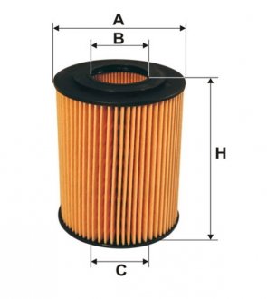 Фільтр масляний двигуна MERCEDES /OE677/1 (вир-во -FILTERS) WIX FILTERS WL7416 (фото 1)