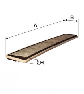 Фільтр салону BMW вугільний (вир-во -FILTERS) WIX FILTERS WP9003 (фото 1)