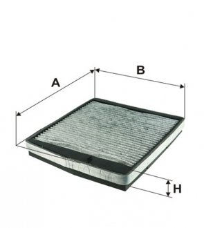 Фільтр салону /K1126A вугільний (вир-во -FILTERS) WIX FILTERS WP9101 (фото 1)