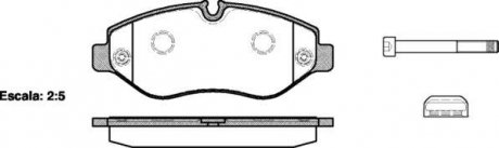 Колодки тормозные дисковые передние Mercedes-benz M-class (w166) 3.0 11-,Mercedes-benz Sprinter 35-t 1.8 06- WOKING P13453.00 (фото 1)