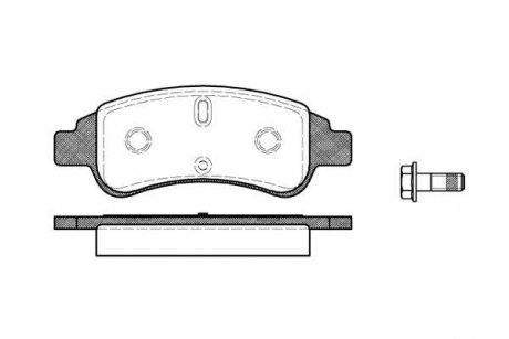 Колодки тормозные дисковые передні Citroen C4 1.4 04-11,Citroen C4 1.6 04-11 WOKING P9403.30 (фото 1)