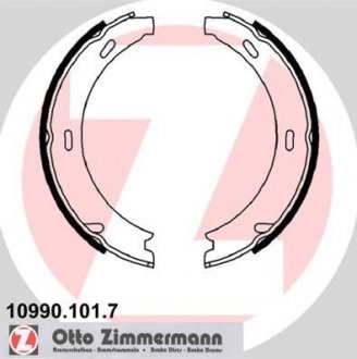 Колодки ручника MB 190 (W201)/E-class (W124/W210) 96-04 (164x20) ZIMMERMANN 10990.101.7 (фото 1)